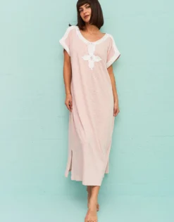 Gaia Beach Kaftan - Nude