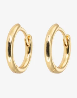 Gold Hoop Earrings - Small