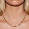 Gold Necklace Open Link - 45cm