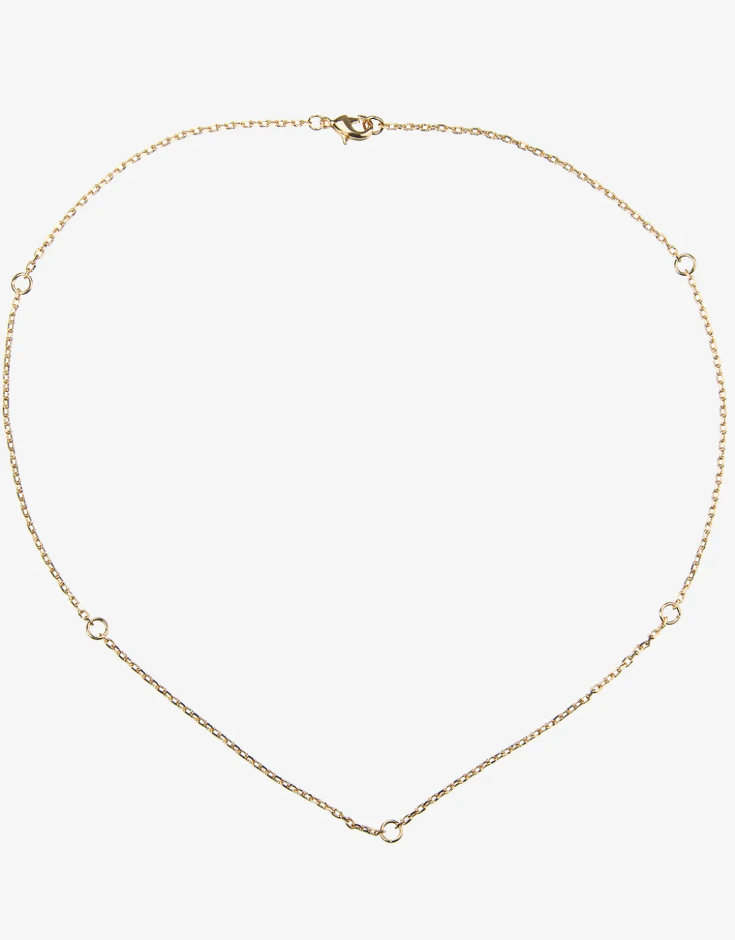 Gold Rings Necklace