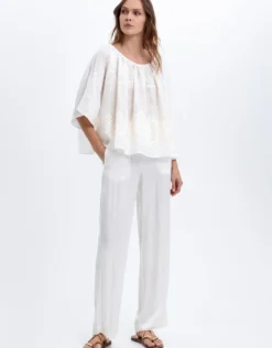 Grape Top - White and Champagne