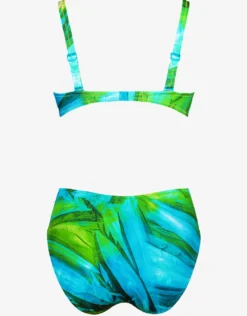 Green Waters Underwired Bikini Set - Aqua Flow