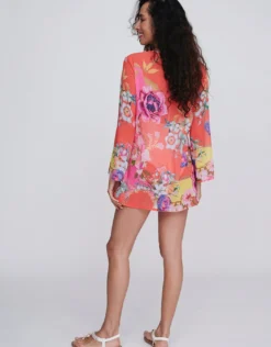 Hawaii Mini Tunic - Pink Print