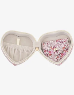 Heart Jewellery Box - Liberty Ava Pink