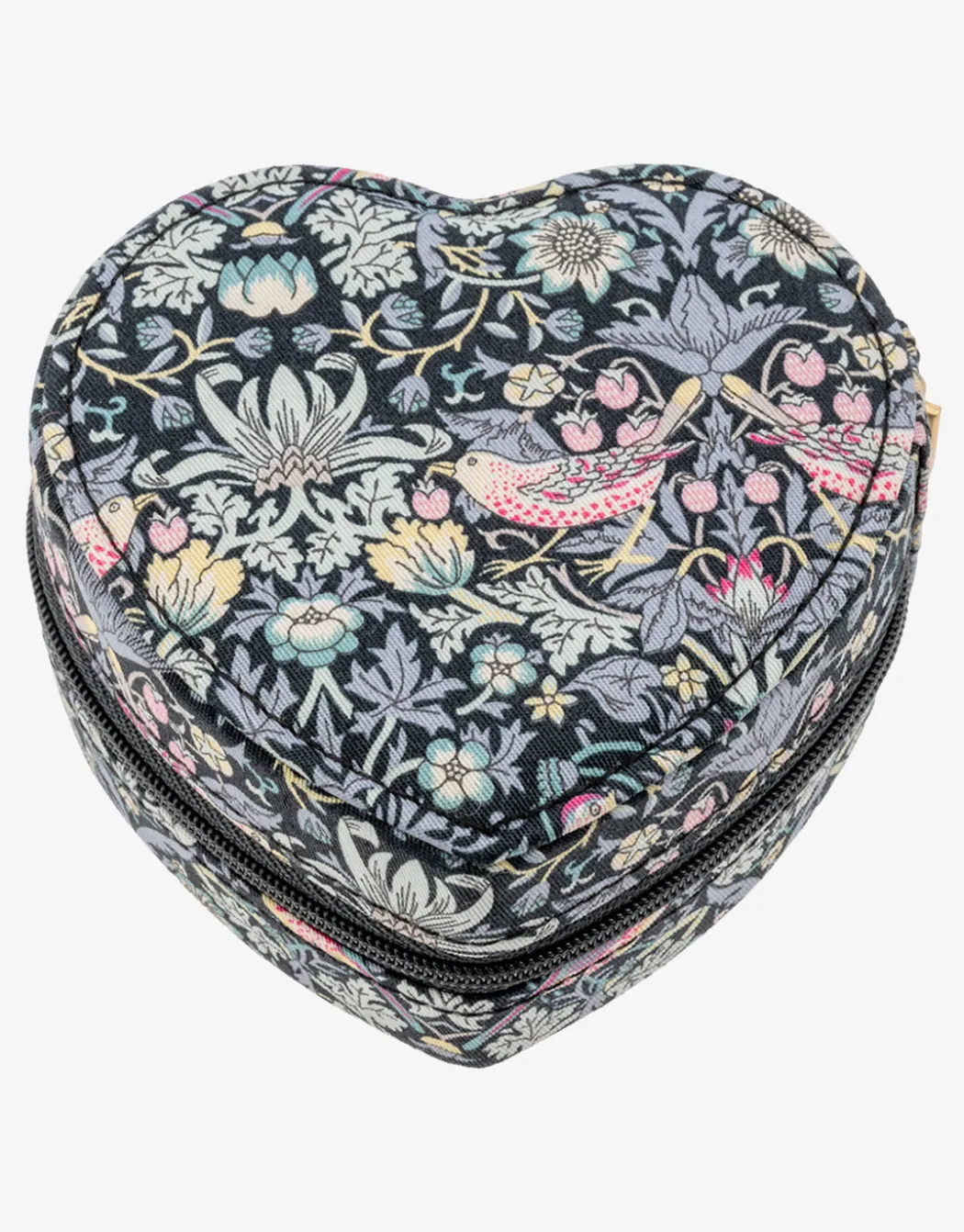 Heart Jewellery Box - Liberty Strawberry Thief