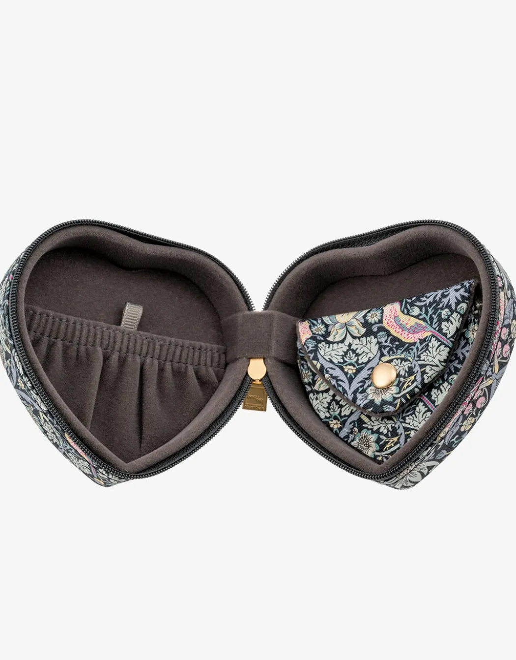 Heart Jewellery Box - Liberty Strawberry Thief