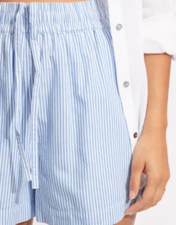 Henley Stripe Short