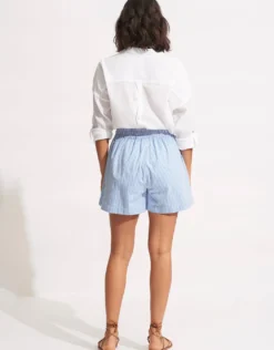 Henley Stripe Short