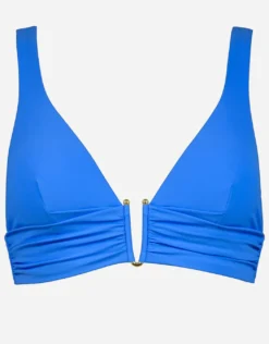 Honesty Banded Bikini Top - Horizon Blue