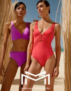 Honesty Banded Bikini Top - Violet