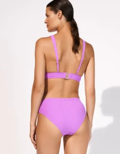 Honesty Banded Bikini Top - Violet