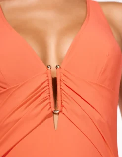 Honesty Underwired Swimsuit - Flame