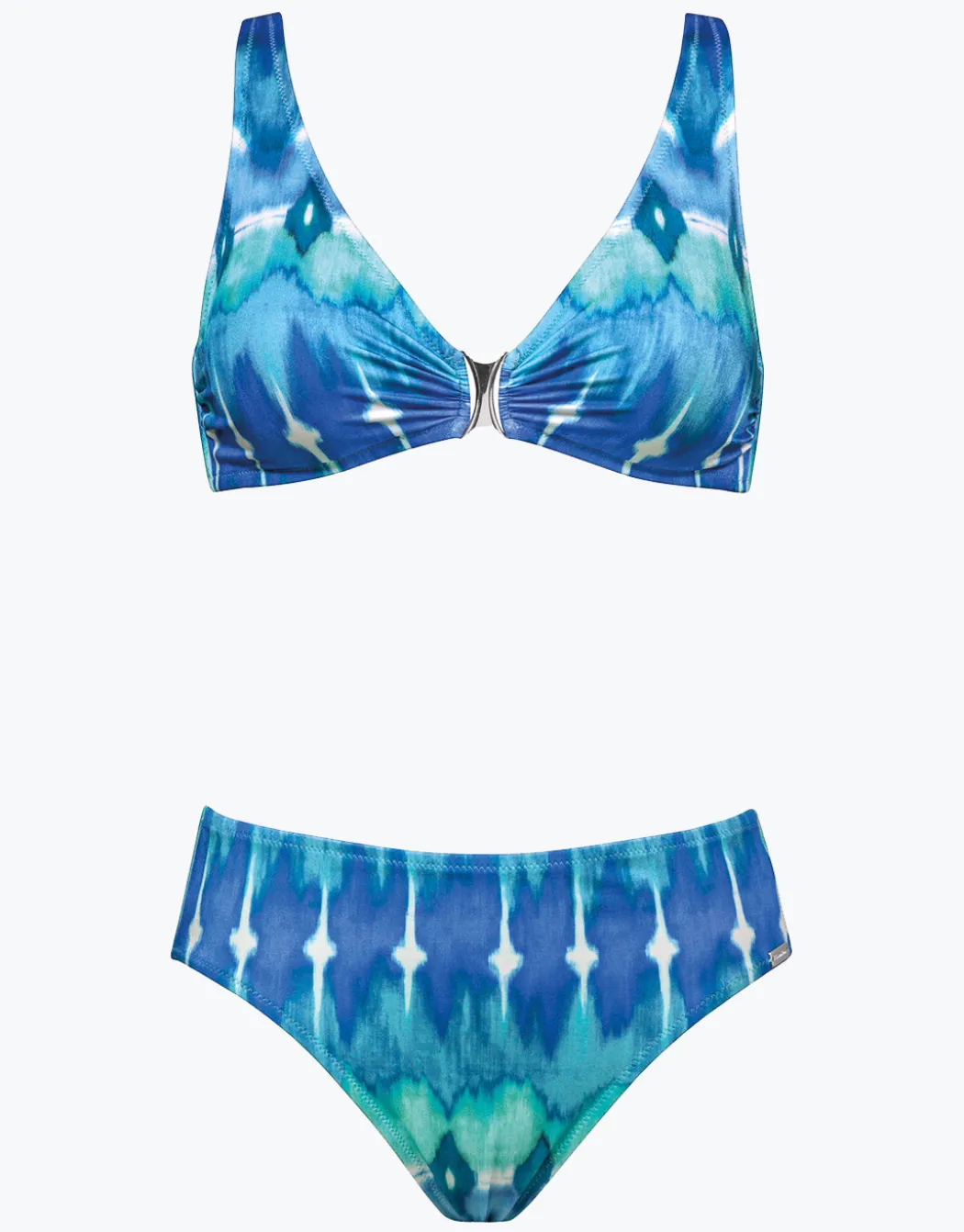 Ikat Energy Moulded Bikini Set - Bluewave