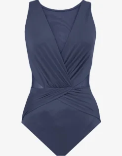 Illusionist Crossover Swimsuit - Midnight