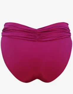 Impact Ruched Bikini Pant - Berry Glaze