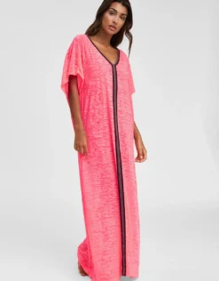 Inca Abaya Dress - Hot Pink