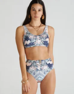 Indianic Ashley D/DD Cup Bikini Top - Floral