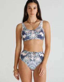 Indianic Marilyn High Waist Bikini Pant - Floral