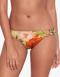 Island Tropical Rattan Ring Bikini Pant - Print