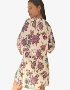 Jasmine Beach Dress - White Floral