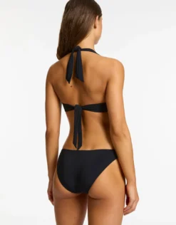 Jetset Lien Triangle Bikini Top - Black