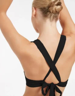 Jetset Soft Tri Bikini Top - Black