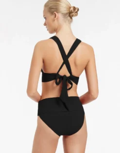 Jetset Soft Tri Bikini Top - Black