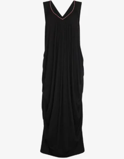 Lee Draped Dress - Black