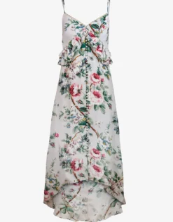 Liaison Maxi Dress - Silver Rose