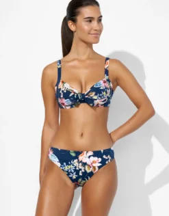 Lush Delight Bikini Pant - Hibiscus Indigo