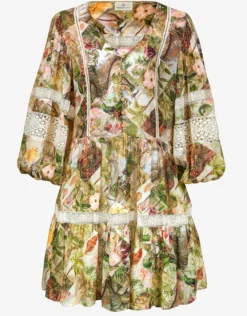 Lush Utopia Mini Tunic Dress - Botanical Camo