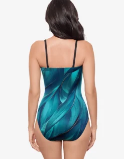 Maldiva Avanti Bandeau Swimsuit - Blue Multi