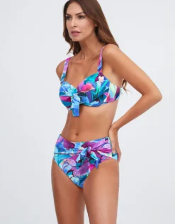 Malena Balcony Bikini Top - Turquoise