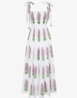Martina Dress - Schiffly Folk Buta