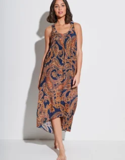 Memory Maxi Dress - Sunset Navy