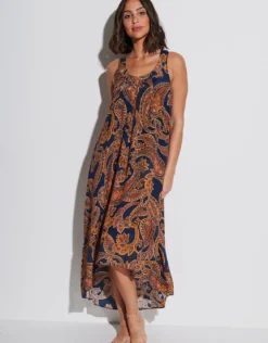 Memory Maxi Dress - Sunset Navy