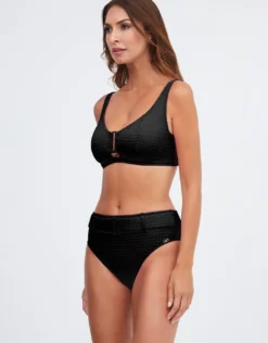 Mia Underwired Bikini Set - Black