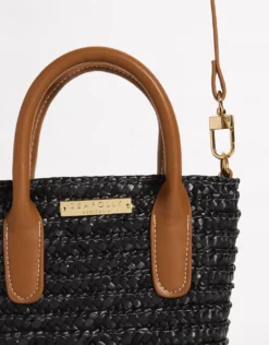 Micro Tote Bag - Black