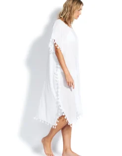 Midi Amnesia Kaftan - White