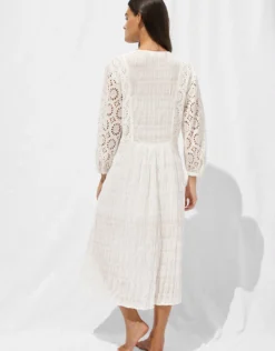 Midi Beach Dress - Optic White