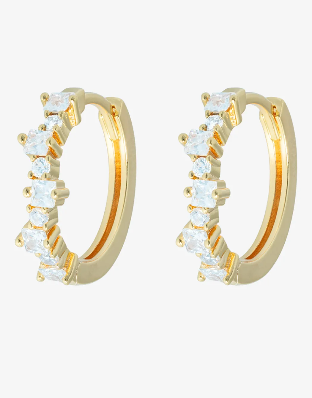 Mixed Hoop Earrings - Medium