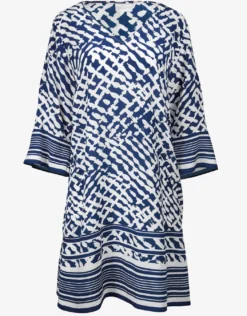 Modern Marina Tunic - White Navy
