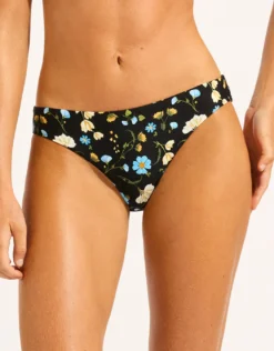Modern Romance Hipster Bikini Pant - Black