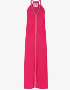 Monochromatic Pima Sundress - Fuchsia