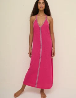 Monochromatic Pima Sundress - Fuchsia
