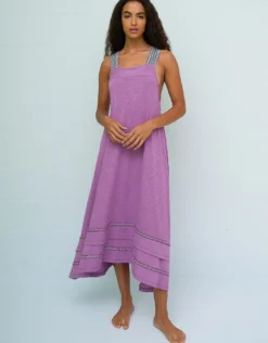 Monochromatic St Tropez Dress - Purple