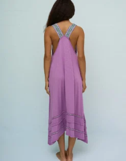 Monochromatic St Tropez Dress - Purple
