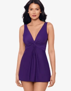 Must Haves Marais Swim Dress - Mulberry