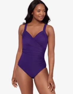 Must Haves Sanibel Swimsuit - Mulberry