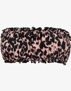 Nala Remi Ruched Bandeau Bikini Top